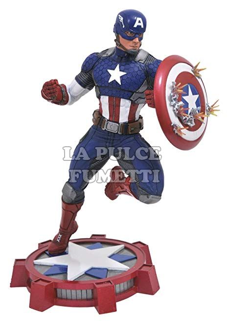 MARVEL GALLERY - CAPITAN AMERICA PVC DIORAMA 25 CM